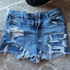 American Eagle, dark wash, Mom Shorts, size 12